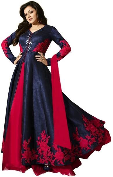Amazon.com: Indian Trendy Heavy Embroidery Party Wear Muslim Georgette  Diwali Festival Women Heavy Anarkali Gown Dress Suit 3124 (Mustard, Small)  : Clothing, Shoes & Jewelry