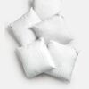 HOSTA HOMES Set Of 5 White Striped Cushions