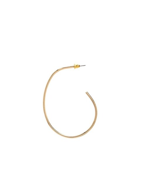 Carlton London 18Kt Gold Plated Classic Half Hoop Earrings With Pearl –  Carlton London Online