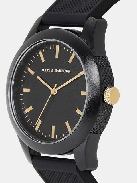 Buy Mast & Harbour Men Black Analogue Watch MFB PN WTH 6179G - Watches for  Men 8448355 | Myntra