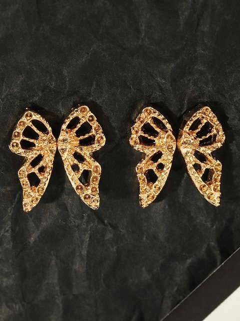 Aggregate more than 60 butterfly shaped earrings latest