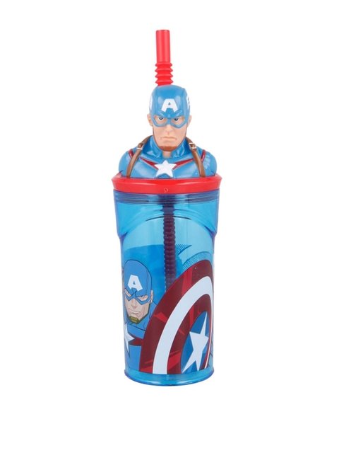 Captain America Printed Sipper Water Bottle