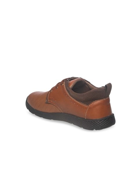 Tan Leather Sneakers 01738MTBAT02 - Deery