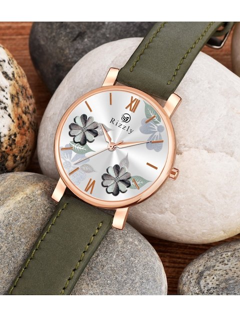 Rizzly Stainless Steel Belt Analog Watch For Men