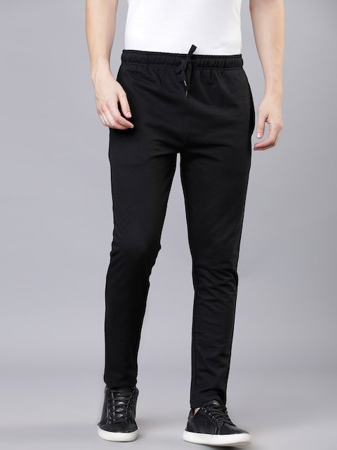 Buy Highlander Black Slim Fit Track Pants for Men Online at Rs.457