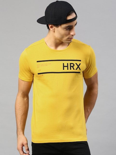Hrx By Hrithik Roshan Black Printed Non Wired Lightly Padded
