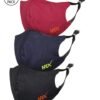 HRX by Hrithik Roshan Unisex Pack of 3 Protekt-X Reusable 4-Layer Face Masks