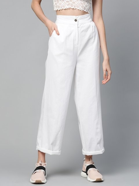 Buy W Wide & Flare Pants online - Women - 8 products | FASHIOLA INDIA