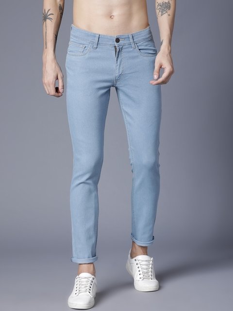HIGHLANDER Men Blue Tapered Fit Jeans - Price History