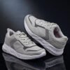 ASIAN Men Grey Sole flex Air Cushion Memory Foam Mesh Running Shoes