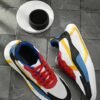 Mactree Men White & Red Colourblocked Sneakers