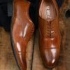 Sir Corbett Men Tan Brown Formal Shoes