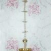 Wonderland Gold-Toned Hanging Urli Tealight Holder Diya with Chain