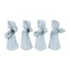 Wonderland Set of 4 Resin Standing Angels Statue - Image 2