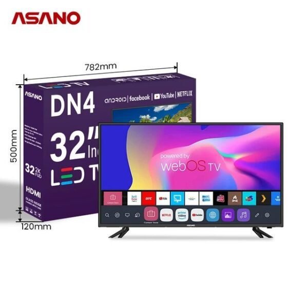 Newest Design Frameless 4K Smart TV 55 65 75 Inch Wide Screen Television LED LCD UHD Smart TV